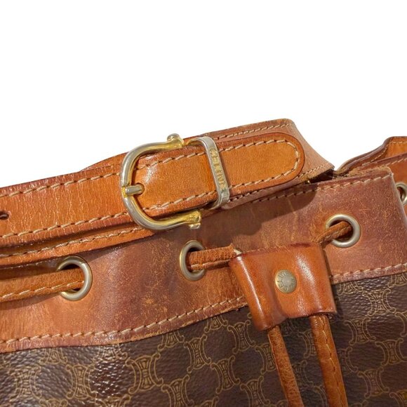 Celine Vintage Macadam Bucket Bag - Picture 9 of 16